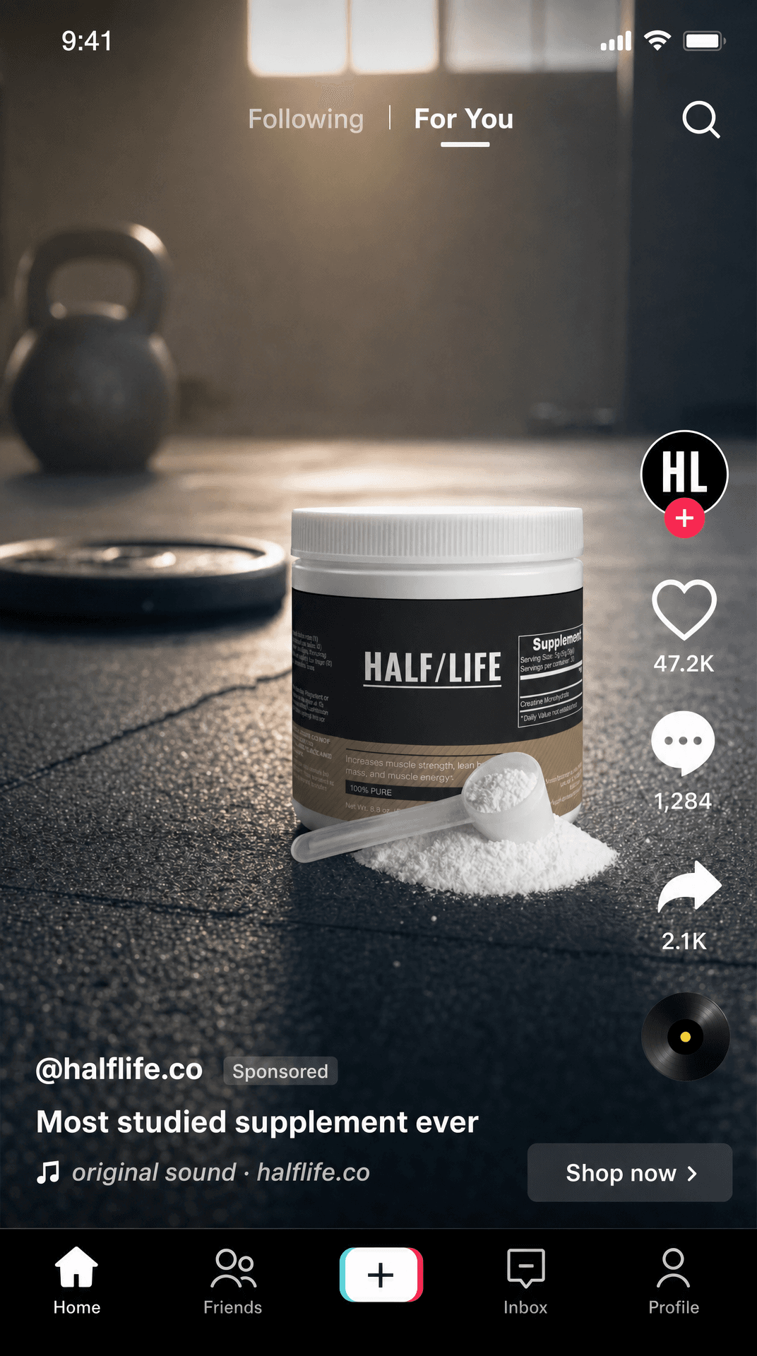 TikTok ad written by glm-5.1: Most studied supplement ever